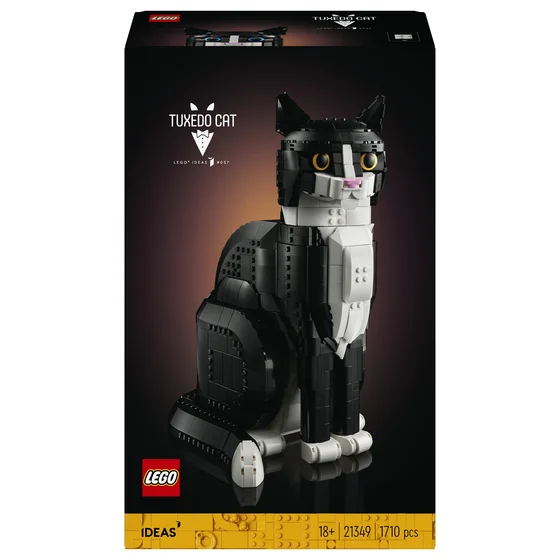 Ideas Schwarz-weisse Katze 21349