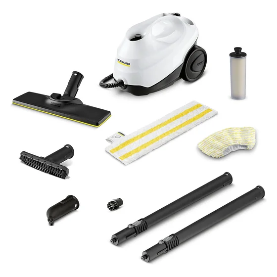 SC 3 Easy Fix (wei/schwarz, 1.900 Watt, mit Bodenreinigungsdse EasyFix)