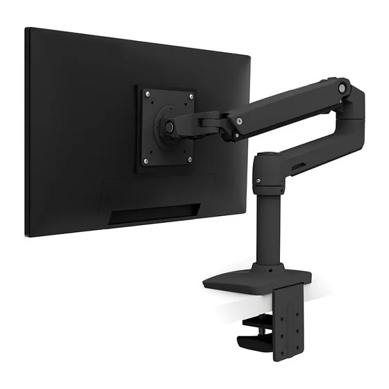 Ergotron LX Monitorarm Tischhalterung für einen 38,36 cm 34 Zoll Monitor schwarzmatt