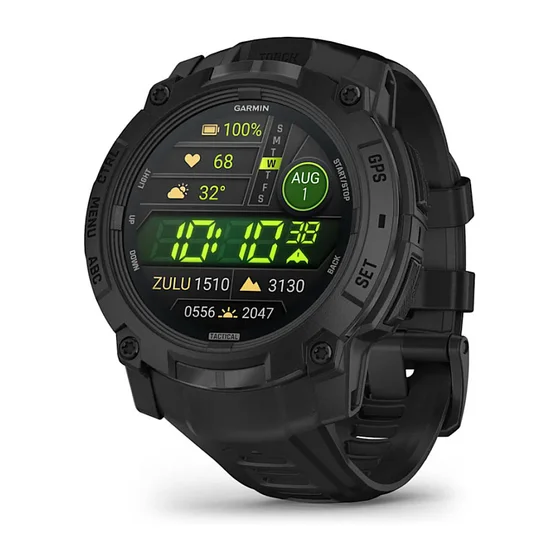 Garmin INSTINCT 3 TACTICAL Amoled schwarz 50mm Multisport Smartwatch