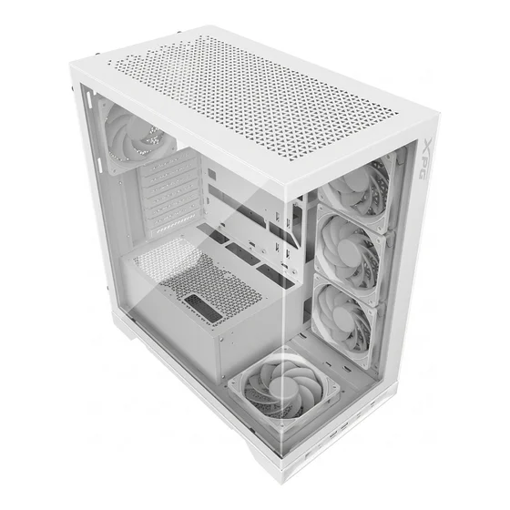 ADATA XPG PC-Gehäuse Invader X Midi-Tower weiß