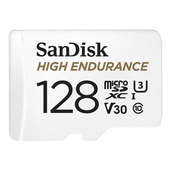 CARD 128GB Sandisk High Endurance Microsdxc 100MB/s +Adapter