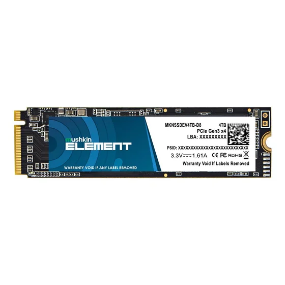 M.2 4TB Mushkin Element NVMe PCIe3.0 x 4