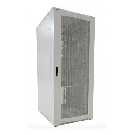 ALLNET Netzwerkschrank 19" 22HE B800/T1000mm perforierte Blechtüren Lichtgrau SNB-Serie
