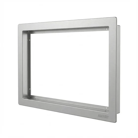 ALLNET Touch Display Tablet 18 Zoll zbh. Wandmontage Einbaurahmen für Unterputz/Hohlraum aufliegend