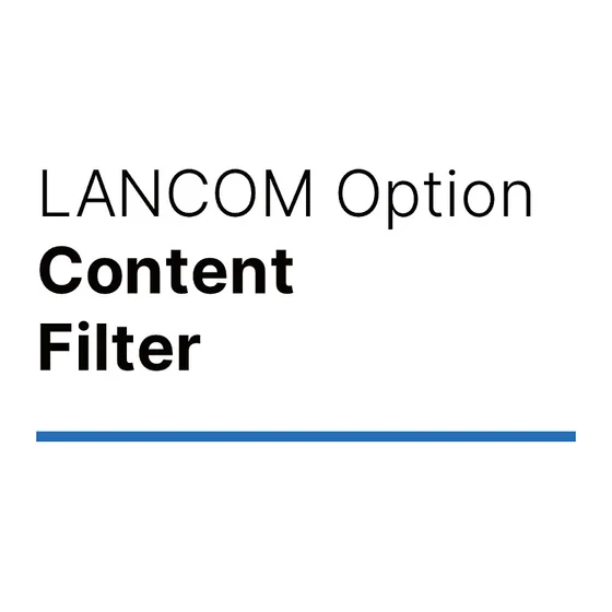LANCOM Content Filter +25 Option (3 Jahre)